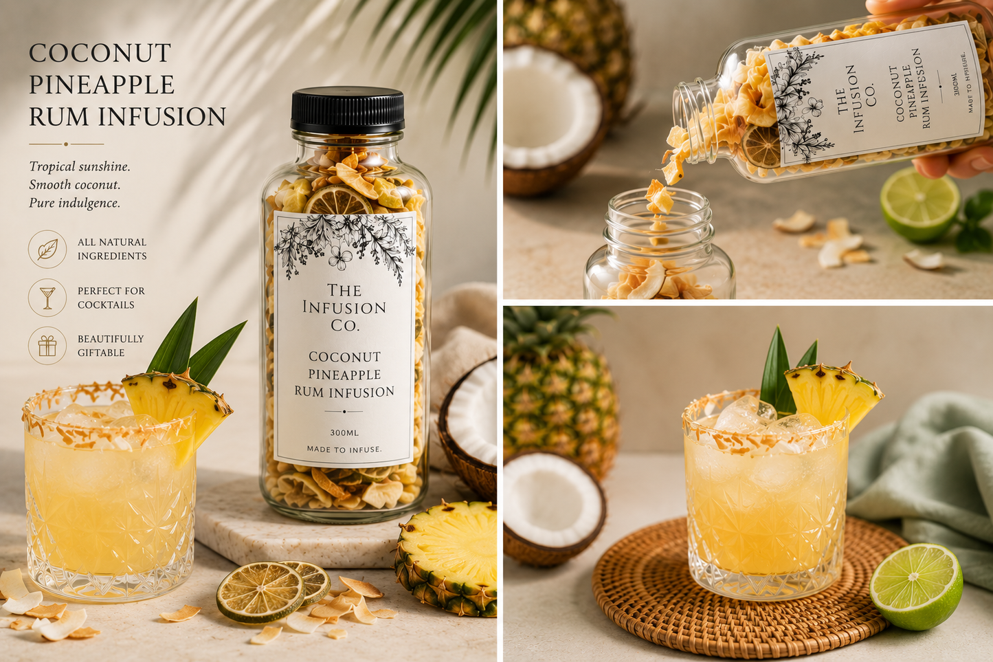 Coconut Pineapple Rum Infusion