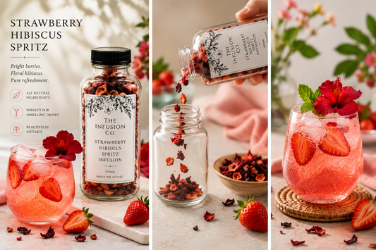 Strawberry Hibiscus Spritz