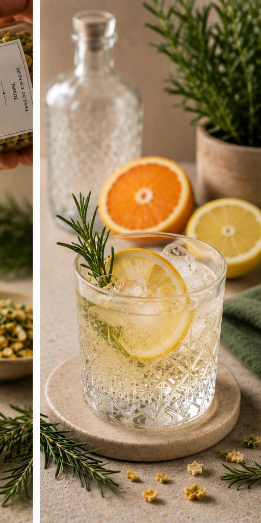 Citrus Rosemary Gin Infusion