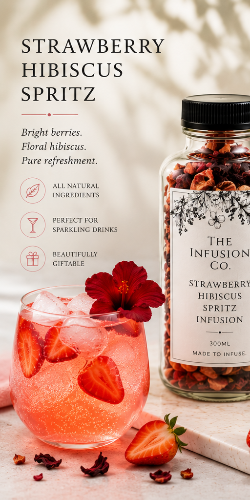 Strawberry Hibiscus Spritz