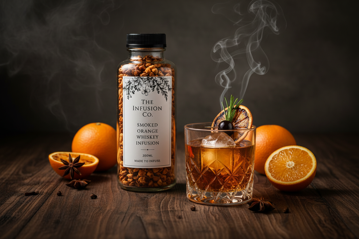 Smoked Orange Whiskey Infusion